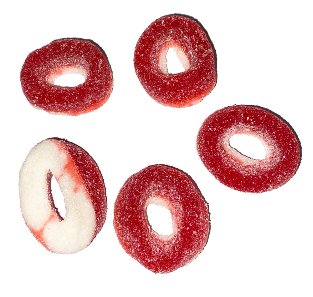 Kervan Bulk Cherry Rings 5lb  1/4ct