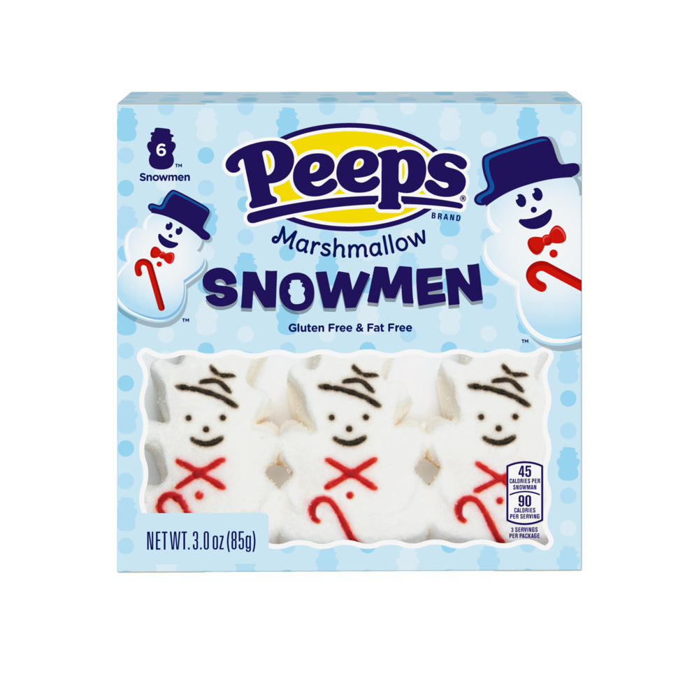 Jb Xmas Peeps 6ct  Snowmen  12/3oz