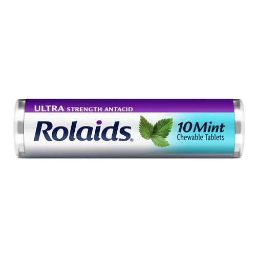 Rolaids Ultra Strength Mint Chewable Tablet 10pc 24/12ct