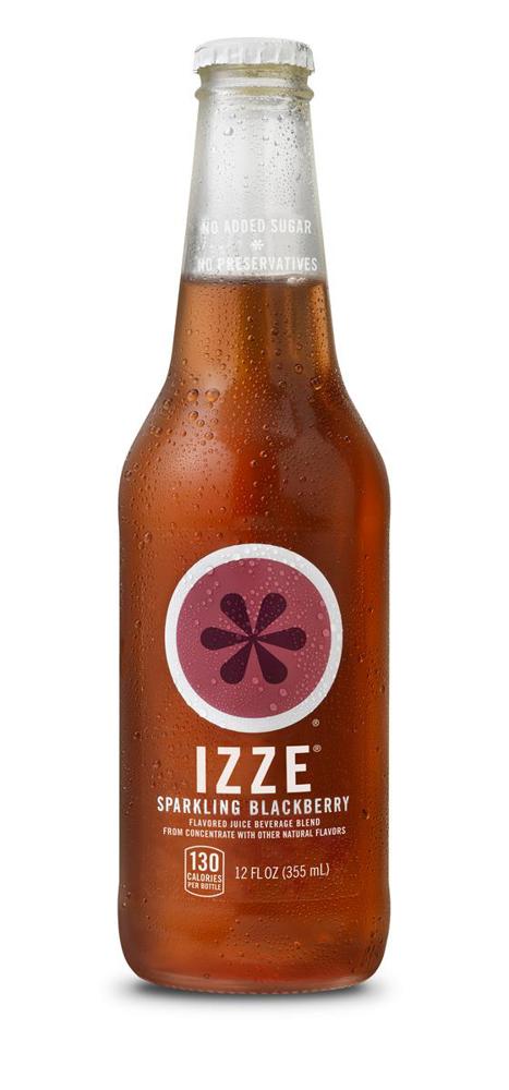 Quaker Izze Sparkling Juice Blackberry 24ct 12oz