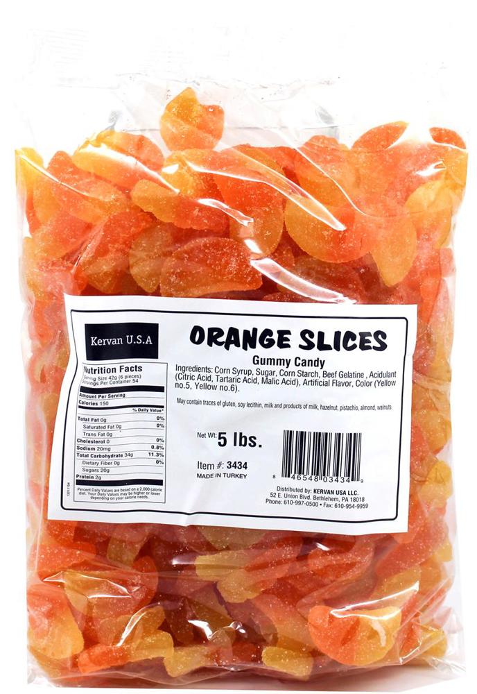 Kervan Bulk 2 Sugared Orange Slice 7 Gr 4ct 5lb