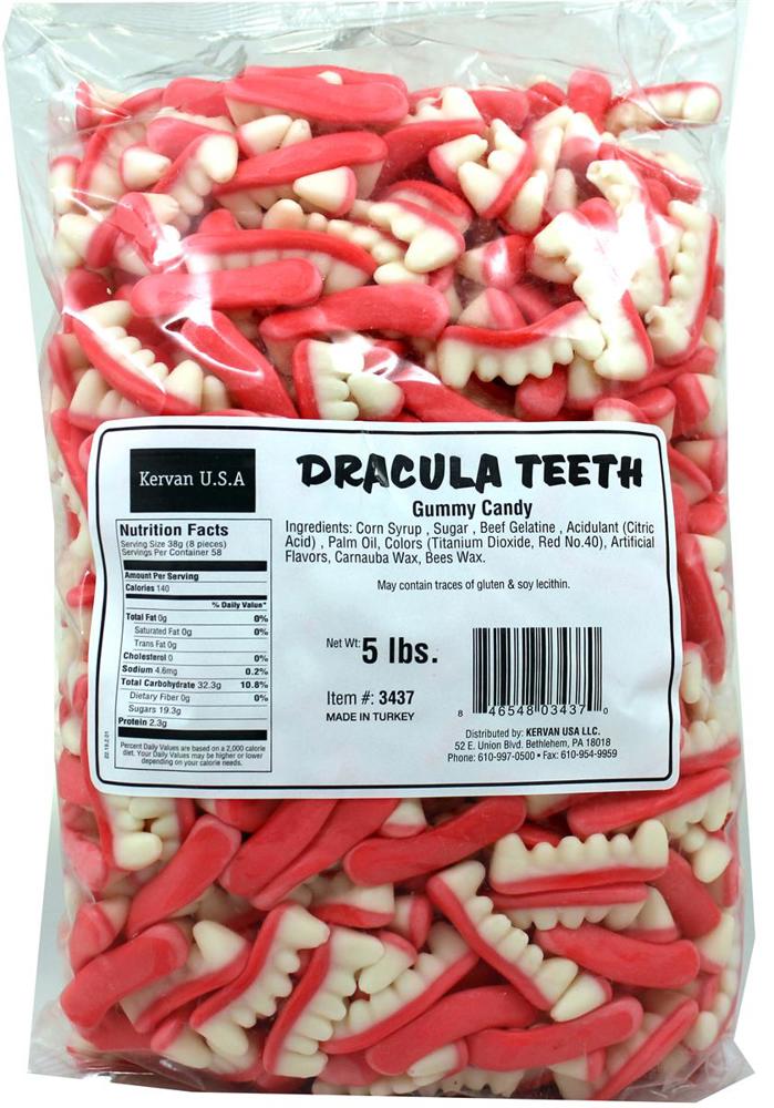 Kervan Bulk 3 Dracula Teeth 4.8 Gr 4ct 5lb