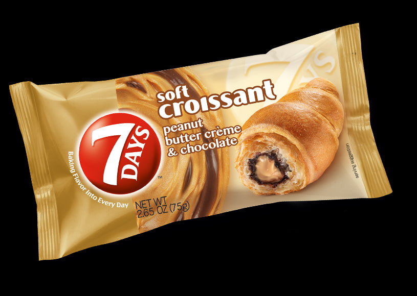 7 Days Soft Croissant Peanut & Cocoa 4/6ct 2.65oz