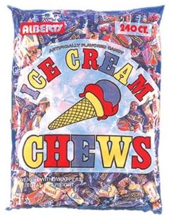 Albert's Fruit Chews 240 count Ice Cream 18/240ct 21.02oz