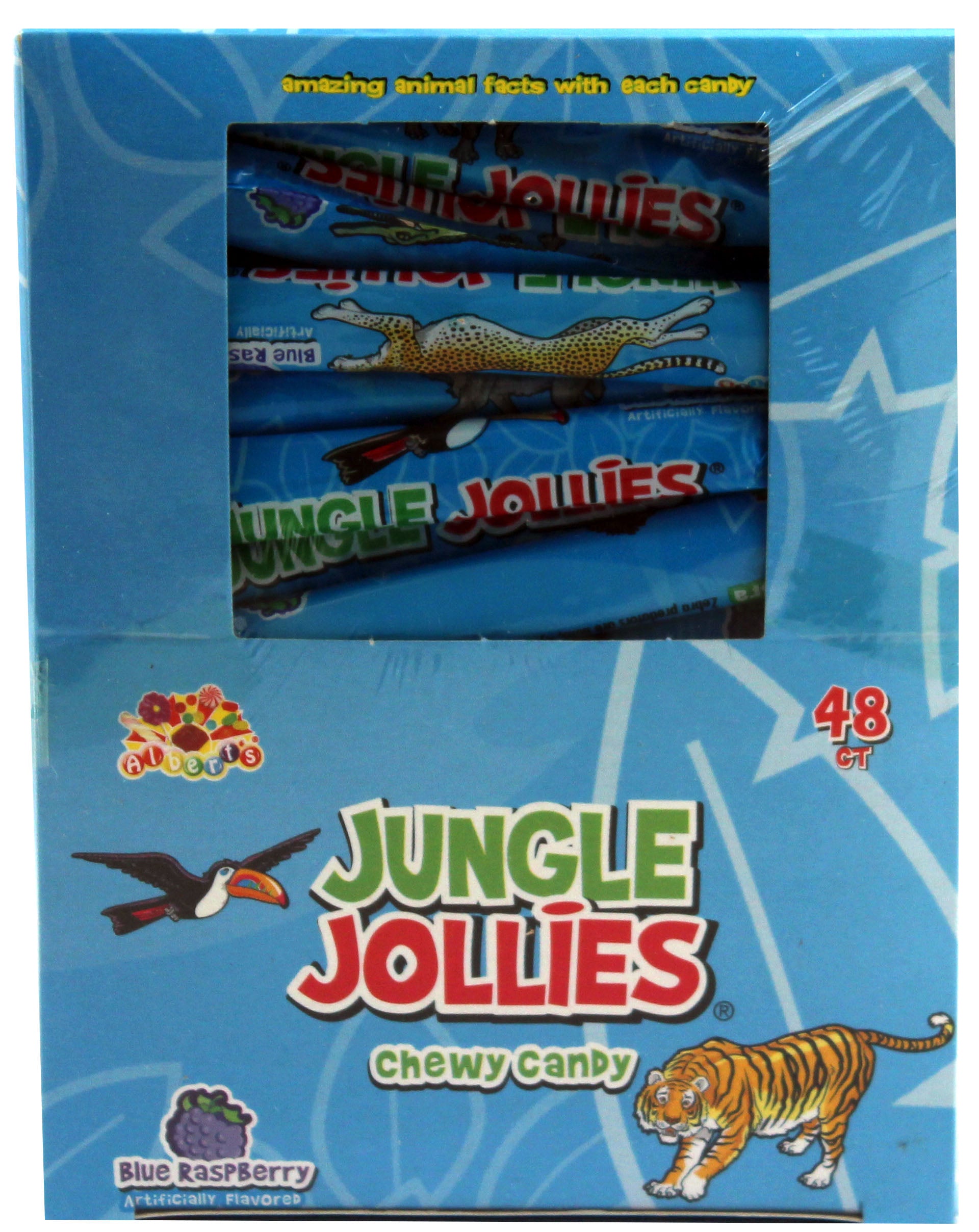 Albert's Jungle Jollies Blue Raspberry 18/48ct 0.28oz