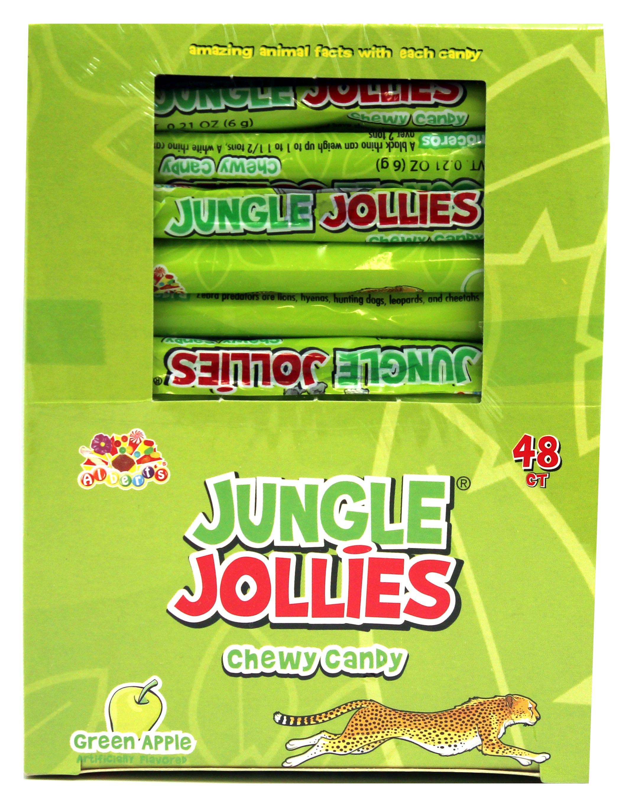 Albert's Jungle Jollies Green Apple 18/48ct 0.28oz