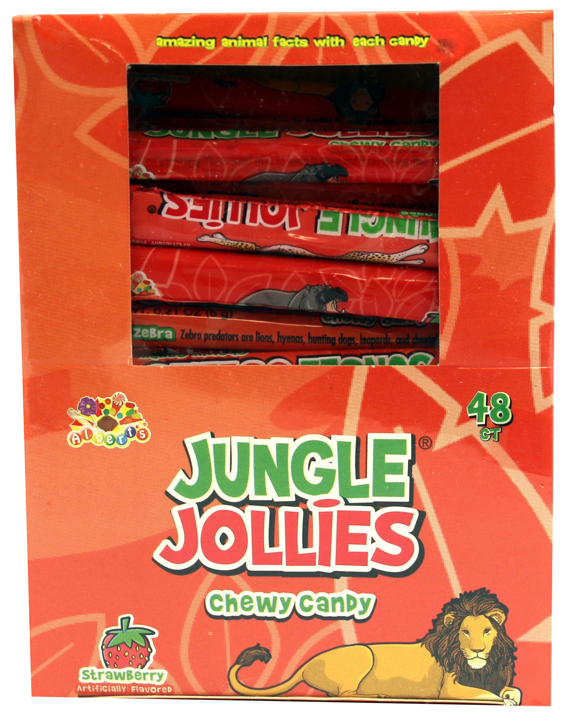 Albert's Jungle Jollies Strawberry 18/48ct 0.28oz