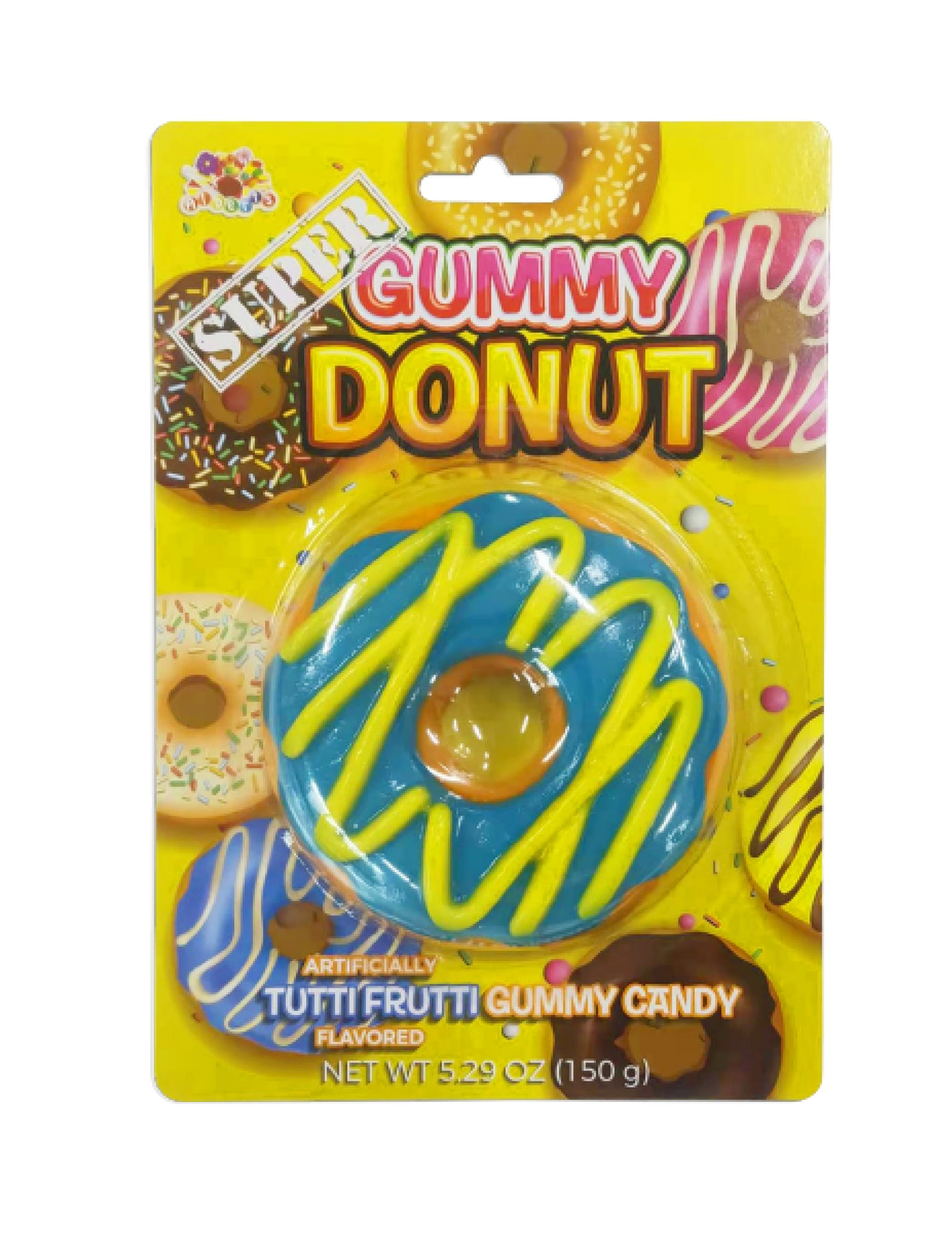 Alberts Super Gummy Donut   5.29oz 2/12ct