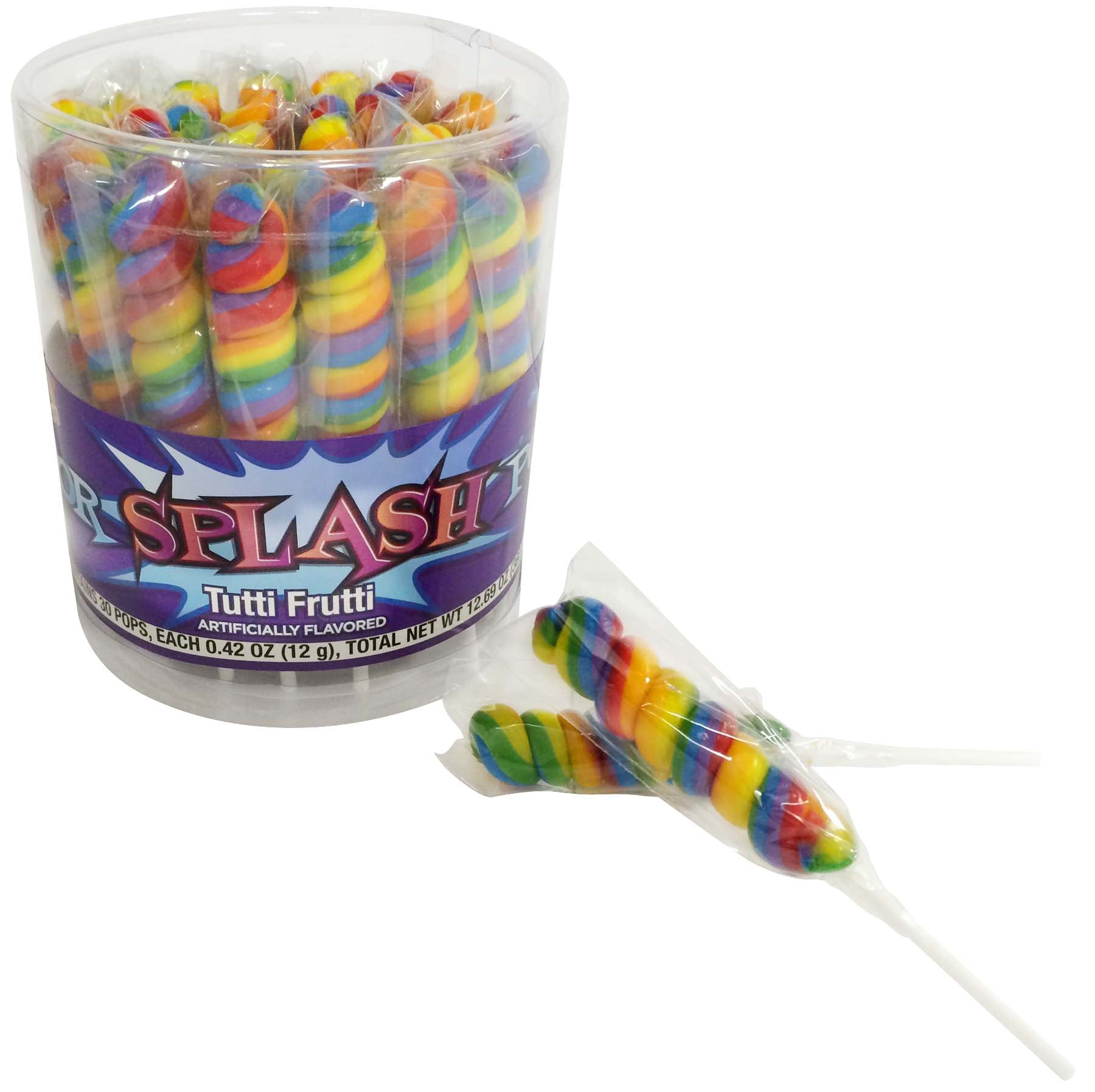 Albert's Color Splash Pops Tubs Kaleidoscope: Tutti Frutti 6/30ct 12.69oz