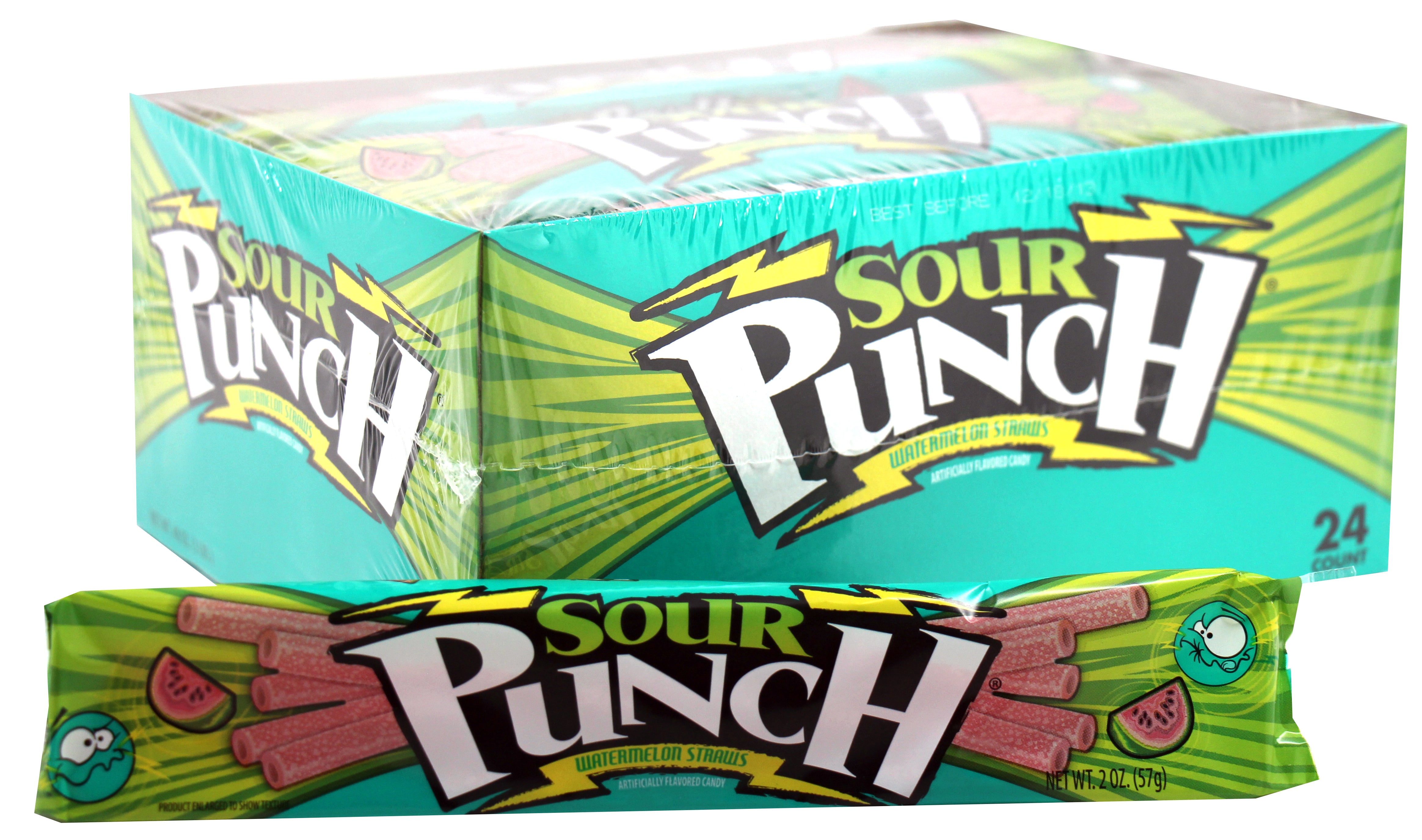 American Licorice Sour Punch Straws Count Goods Watermelon 12/24ct 2oz