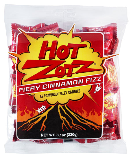 Zotz Strings  Hot Zots Fiery Cinn Fizz 46ct  8.1oz Bag 1/12ct