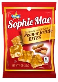 Sophie Mae Peanut Brittle Bites Peg Bag 12ct 4oz