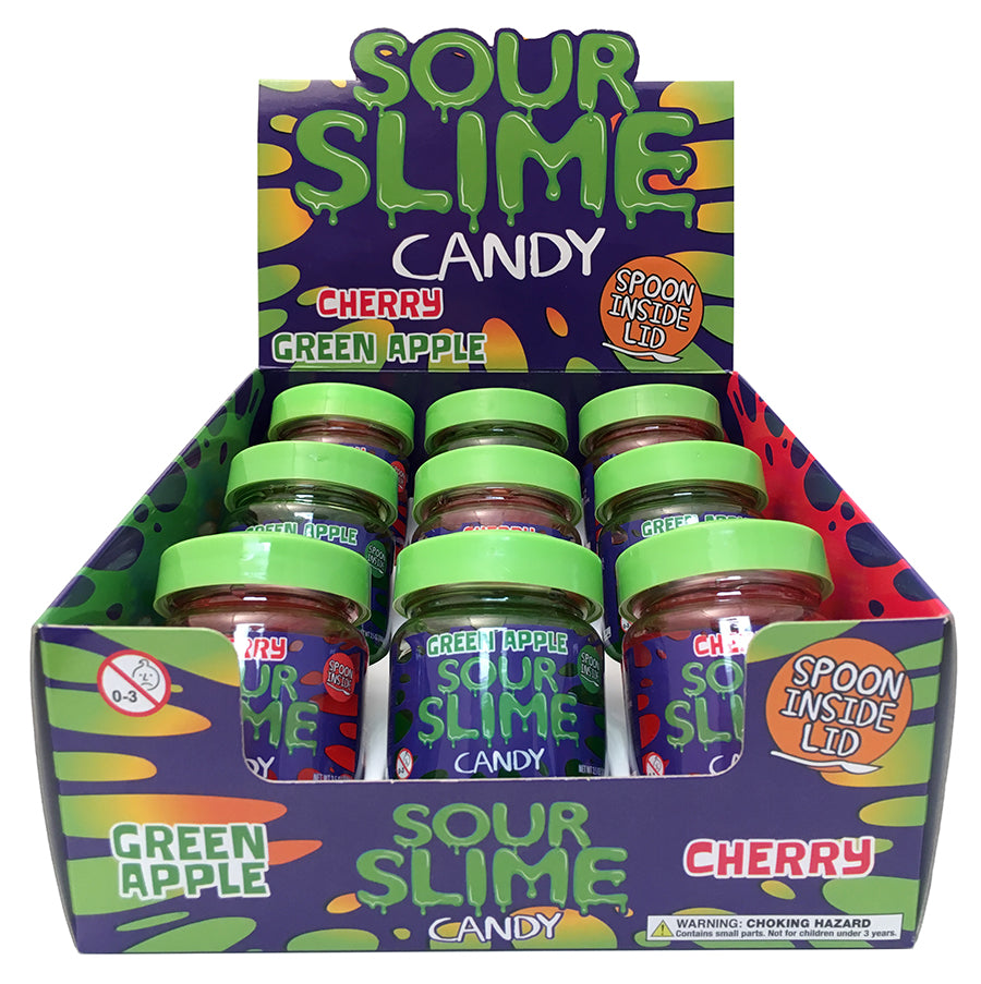 Boston American Gummy Candy Sour Slime 8/9ct 3.5oz