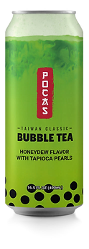 Pocas Bubble Tea Honeydew 16.5oz 1/24ct