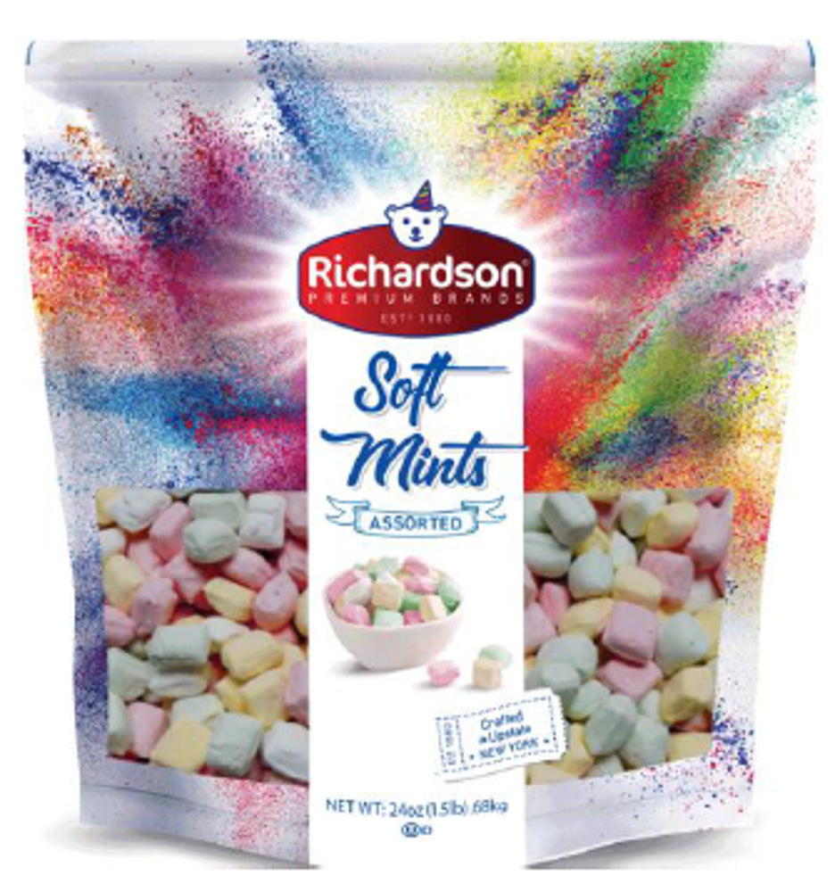 Richardson Mints Pastel Stand Up Bag 6ct 2.75lb