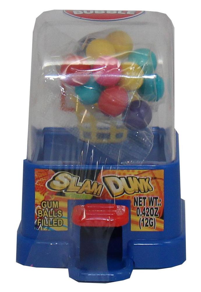 Kidsmania Novelty Slam Dunk Bubble Gum Filled 12/12ct