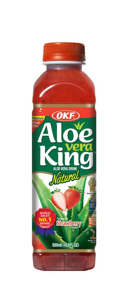 Okf Aloe Vera King 16.9 oz Strawberry 20 Ct 20ct 16.9oz