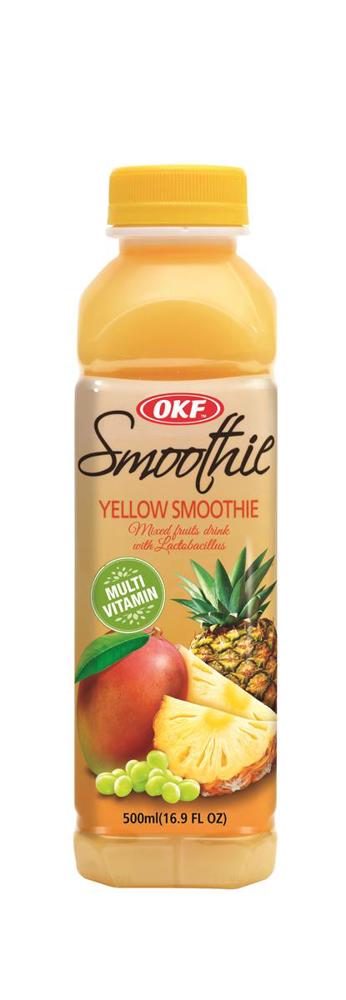 Okf  Smoothie Yellow  Drink 16.96oz  1/20ct