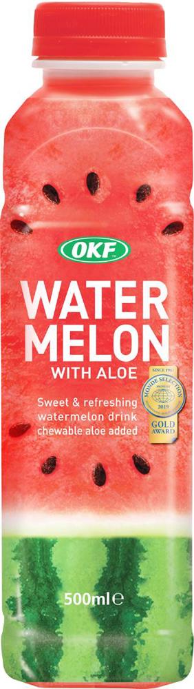 Okf  Watermelon with Aloe  Drink 16.9oz  1/20ct