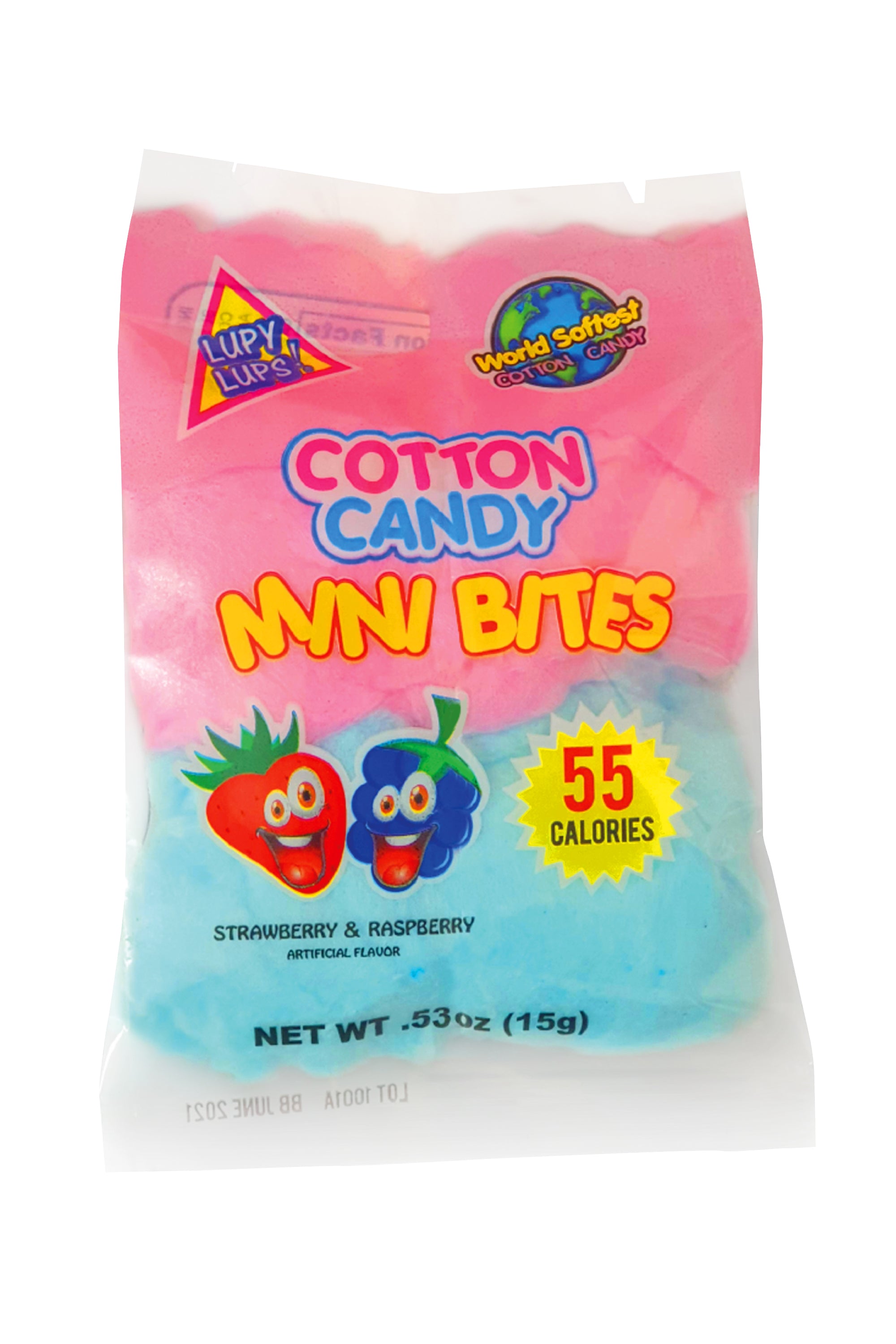 ALBERTS COTTON CANDY MINI BITES .53oz 4/28CT