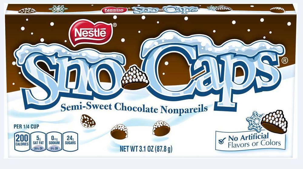 Nestle Video Box Chocolate Sno-Caps 15ct 3.1oz