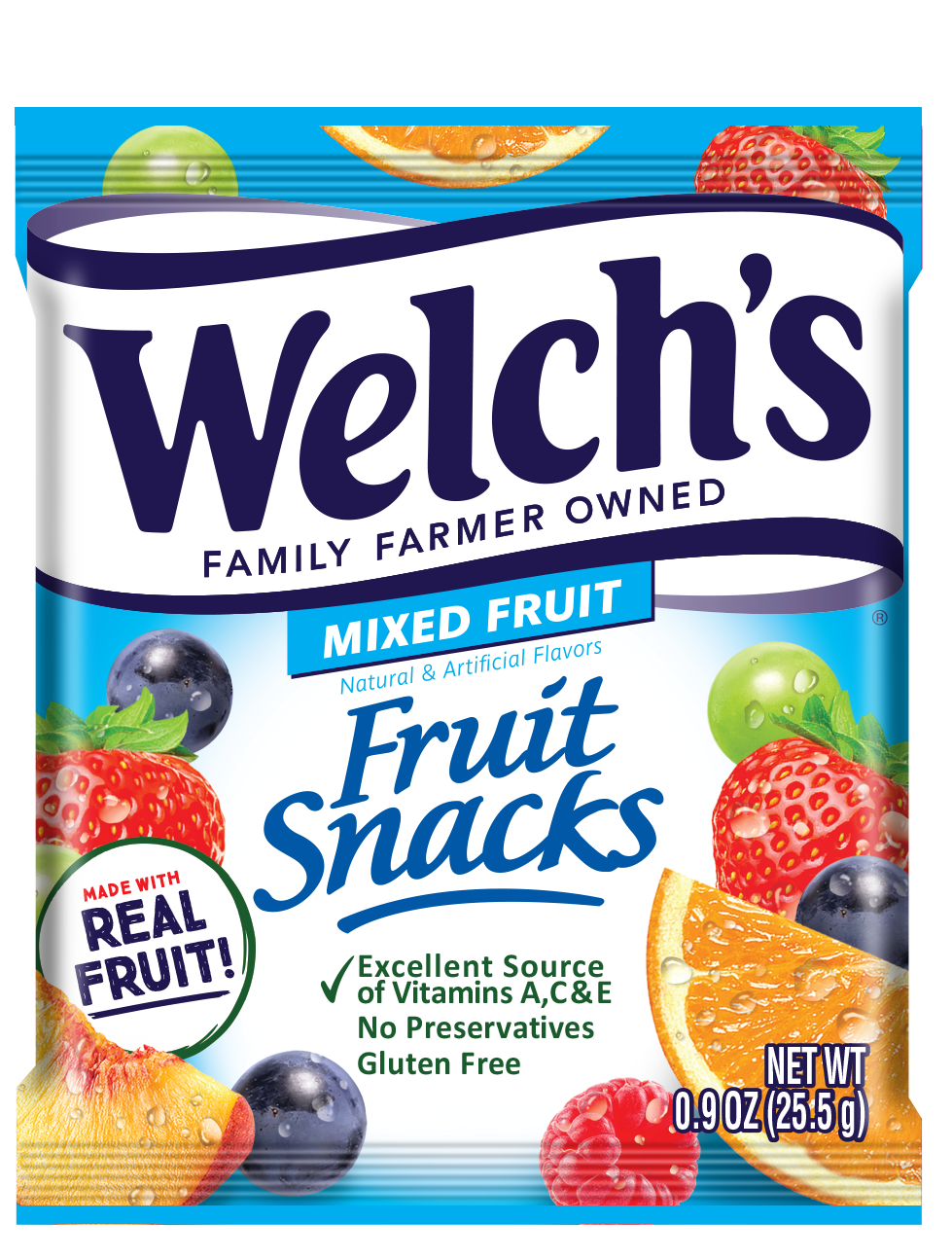 Promotion In Motion Welch's Club Pack Fruit Snacks Mixed Fruits 6/66ct 0.8oz