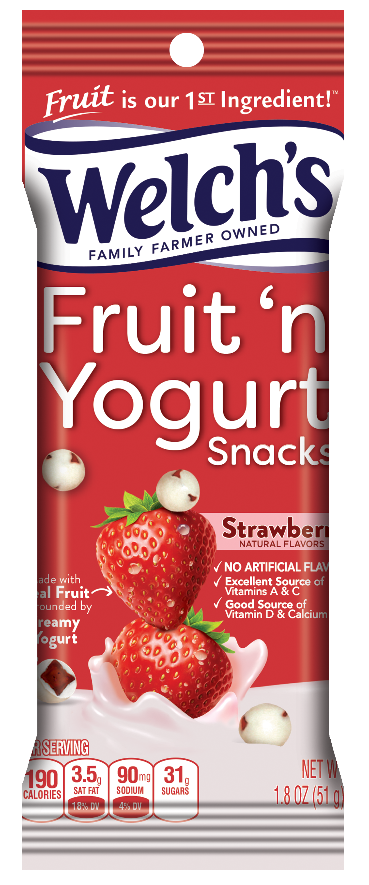 WELCH'S Fruit 'N Yogurt™ Strawberry 1.8 oz 10ct