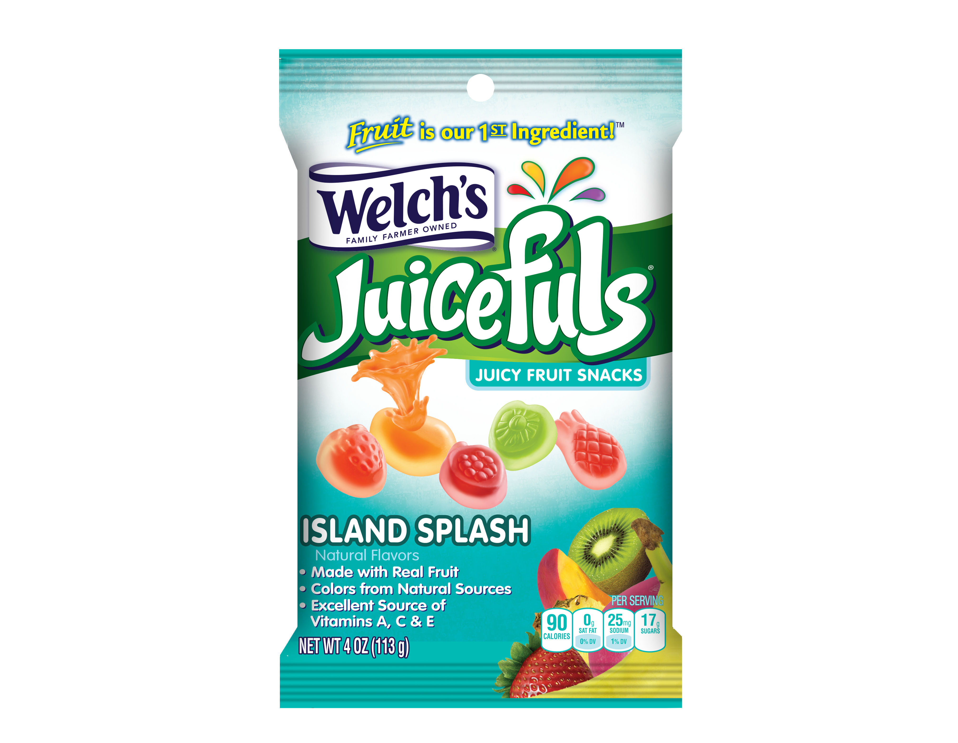 Welch's Juicefuls Island Splash  4oz  1/12ct