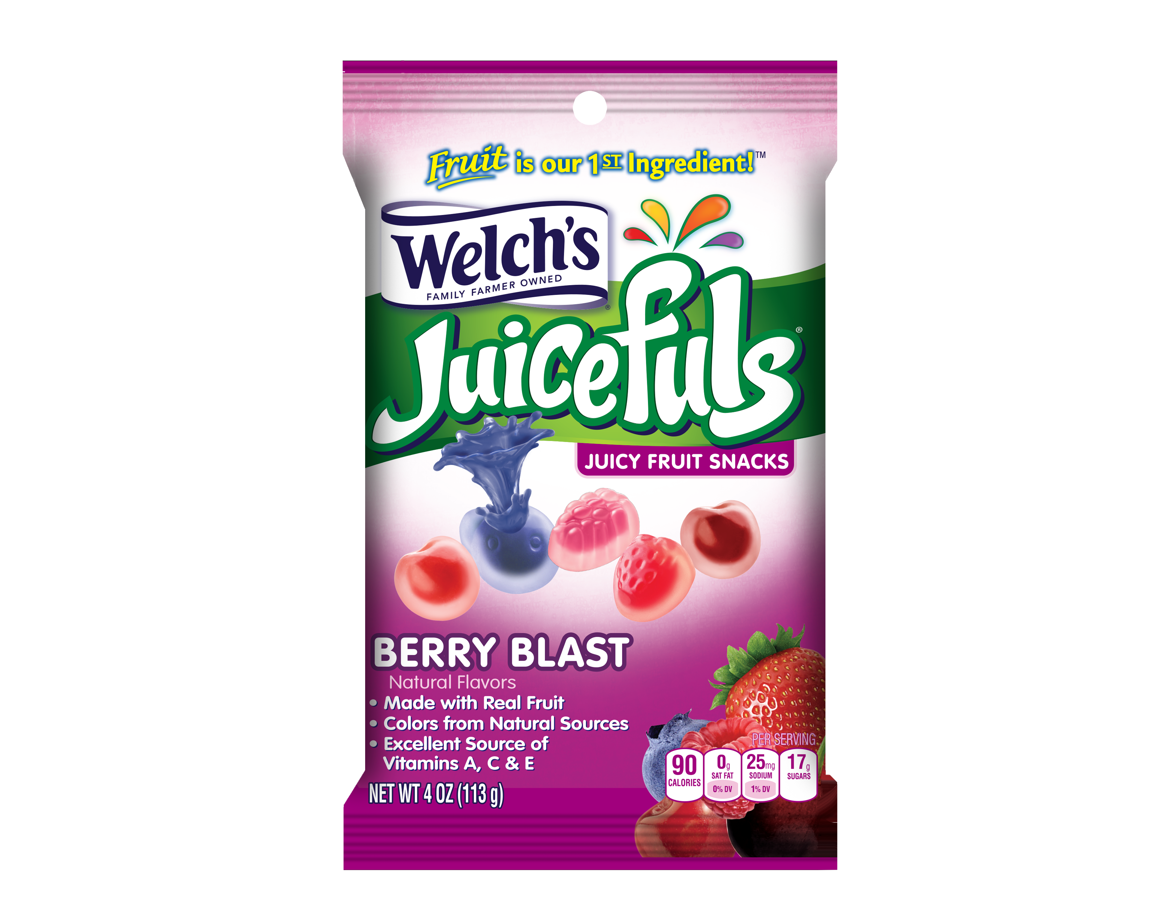 Welch's Juicefuls Berry Blast  4oz  1/12ct