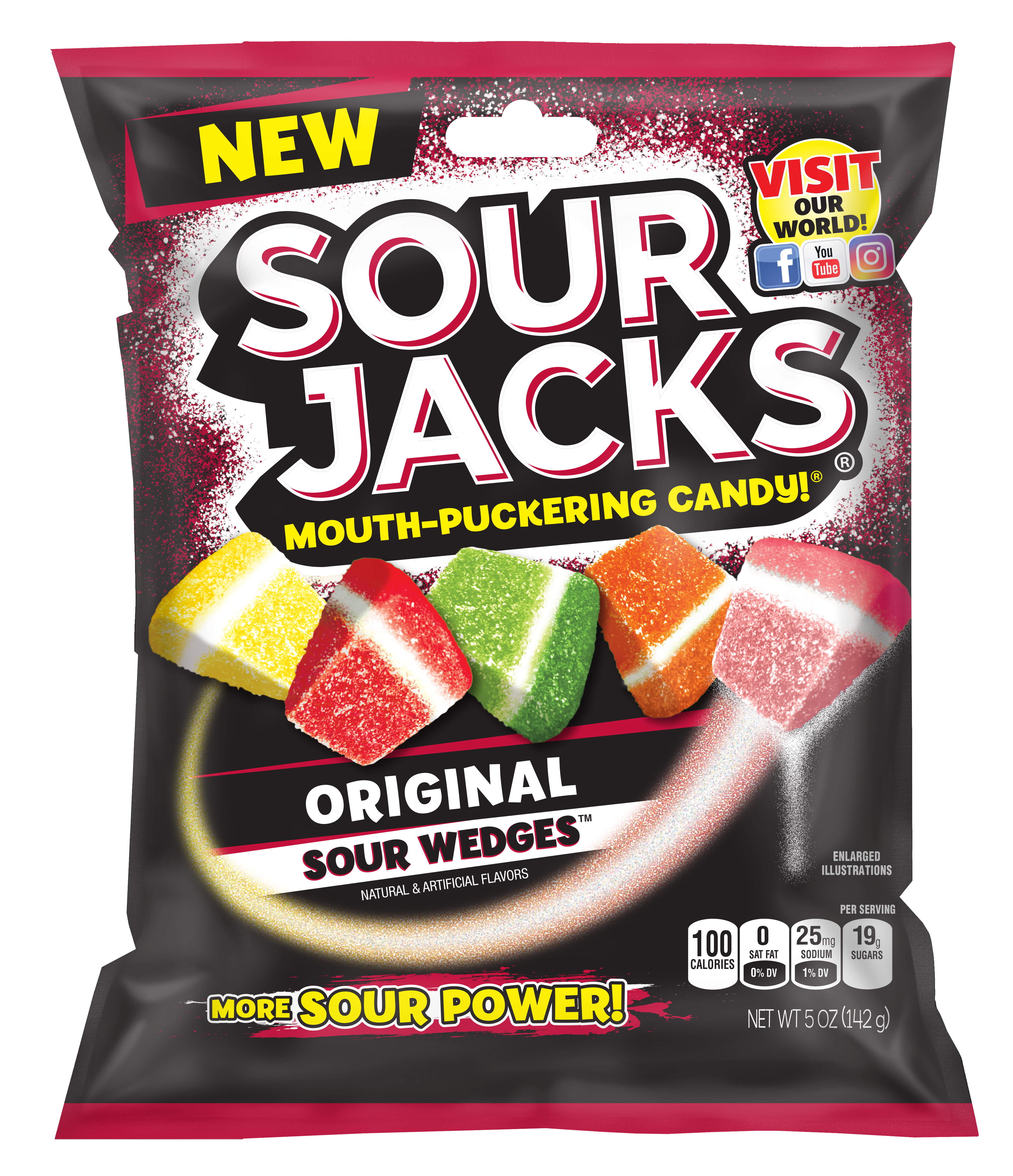 PIM Sour Jacks Sour Wedges Original  PEG 1/12 5oz