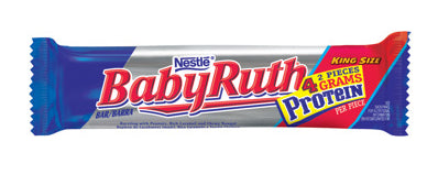 Final Sale Baby Ruth King Size 3.3oz 8/18 Ct  exp 5/7/24