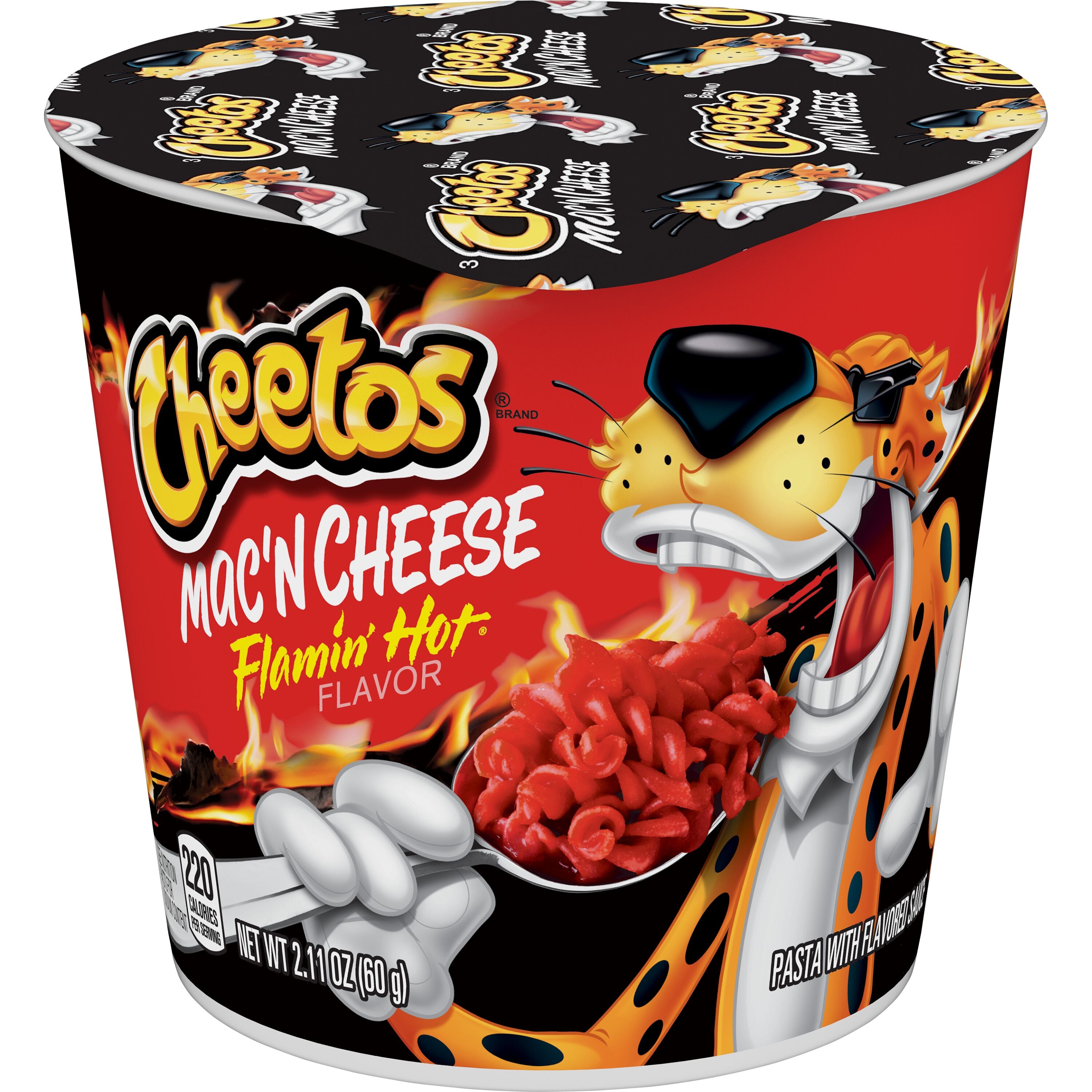 Cheetos Mac and Cheese Cups Flamin Hot 2.11z 12ct