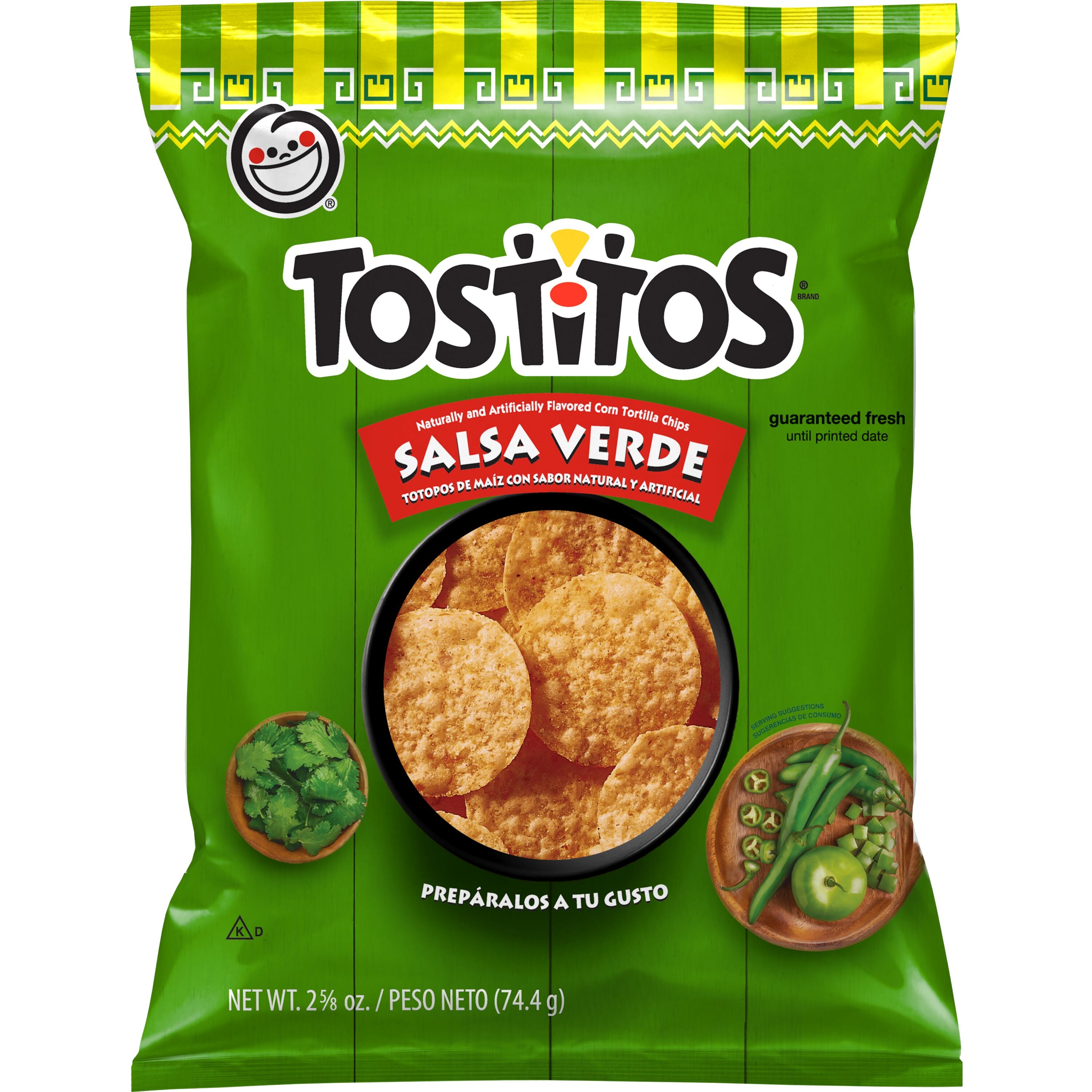 Frito Tostitos Salsa Verde 2.625oz  1/28ct