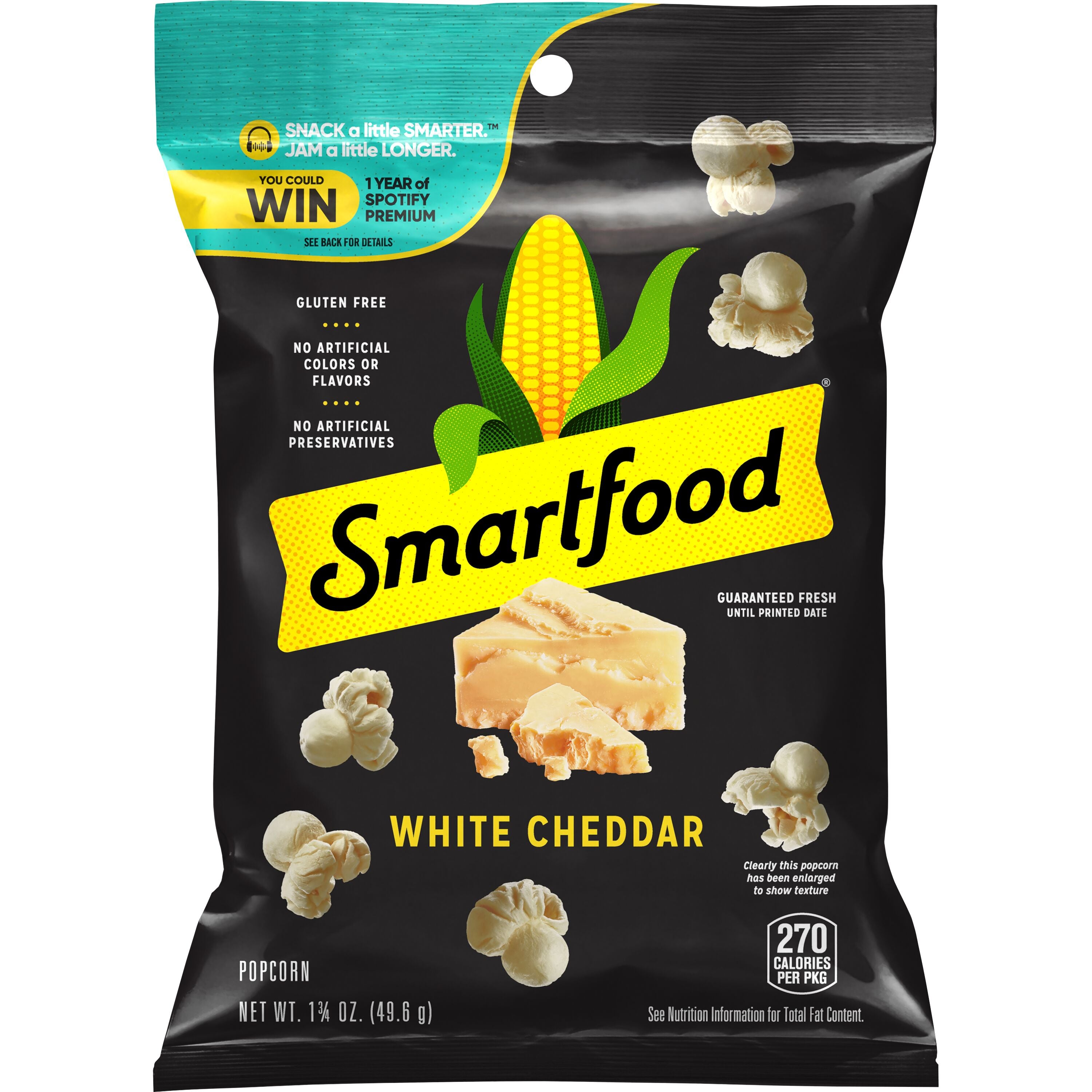 Frito XVL Smartfood White Cheddar Popcorn 1.75oz 1/24ct