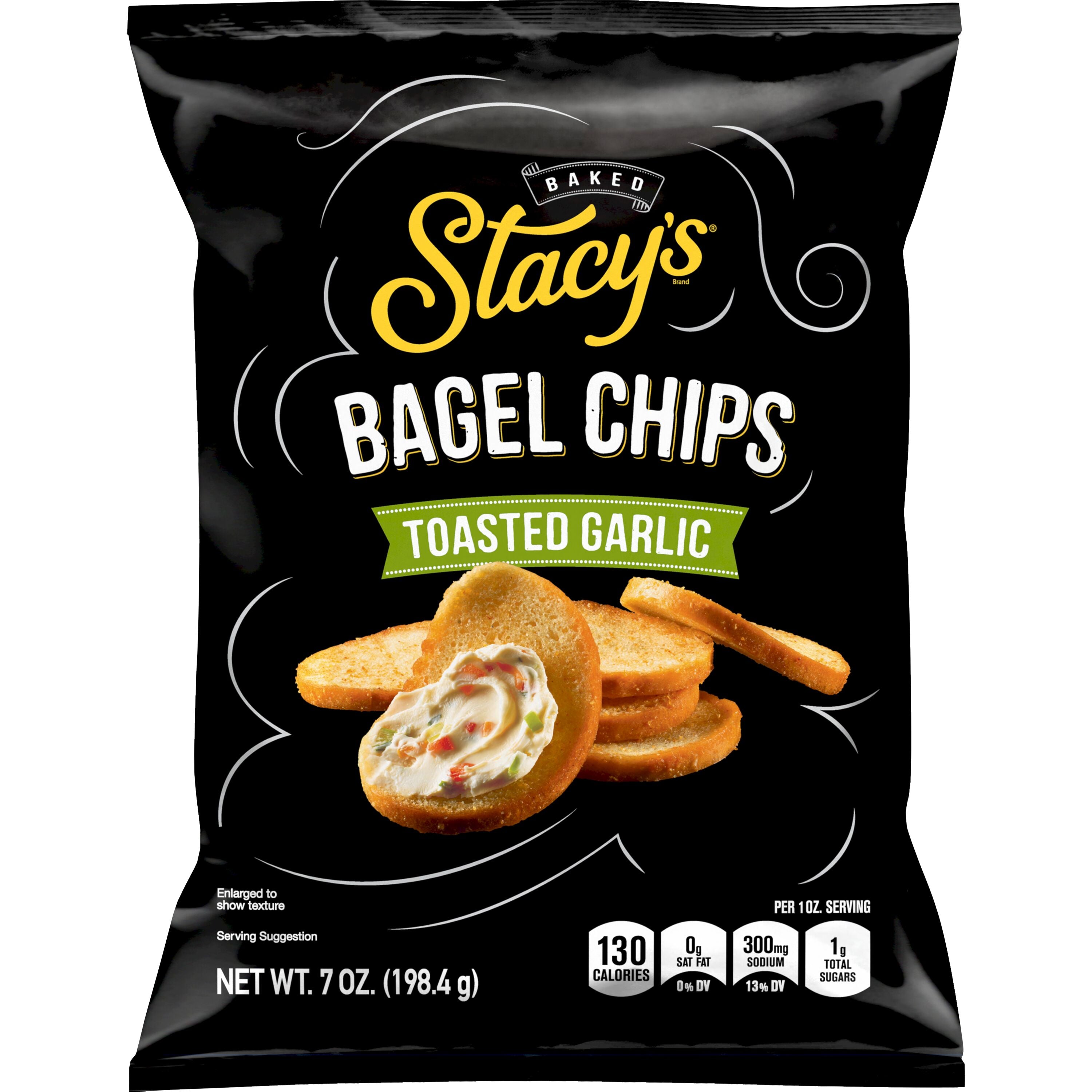 Stacy's Bagel Chips Toasted Garlic 7oz 1/12 ct