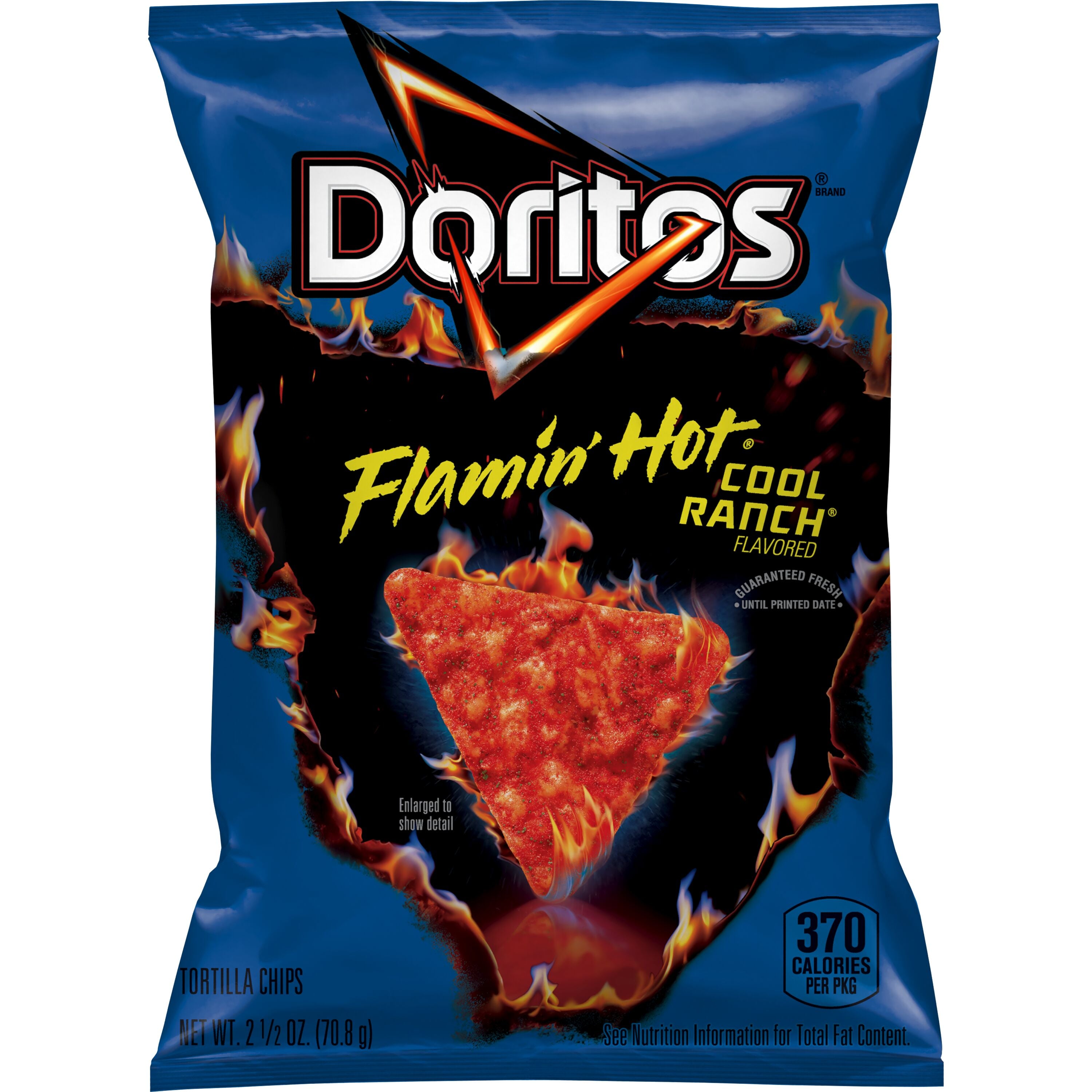 Frito XVL Doritos Flamin Hot Cool Ranch 2.5oz 1/24ct