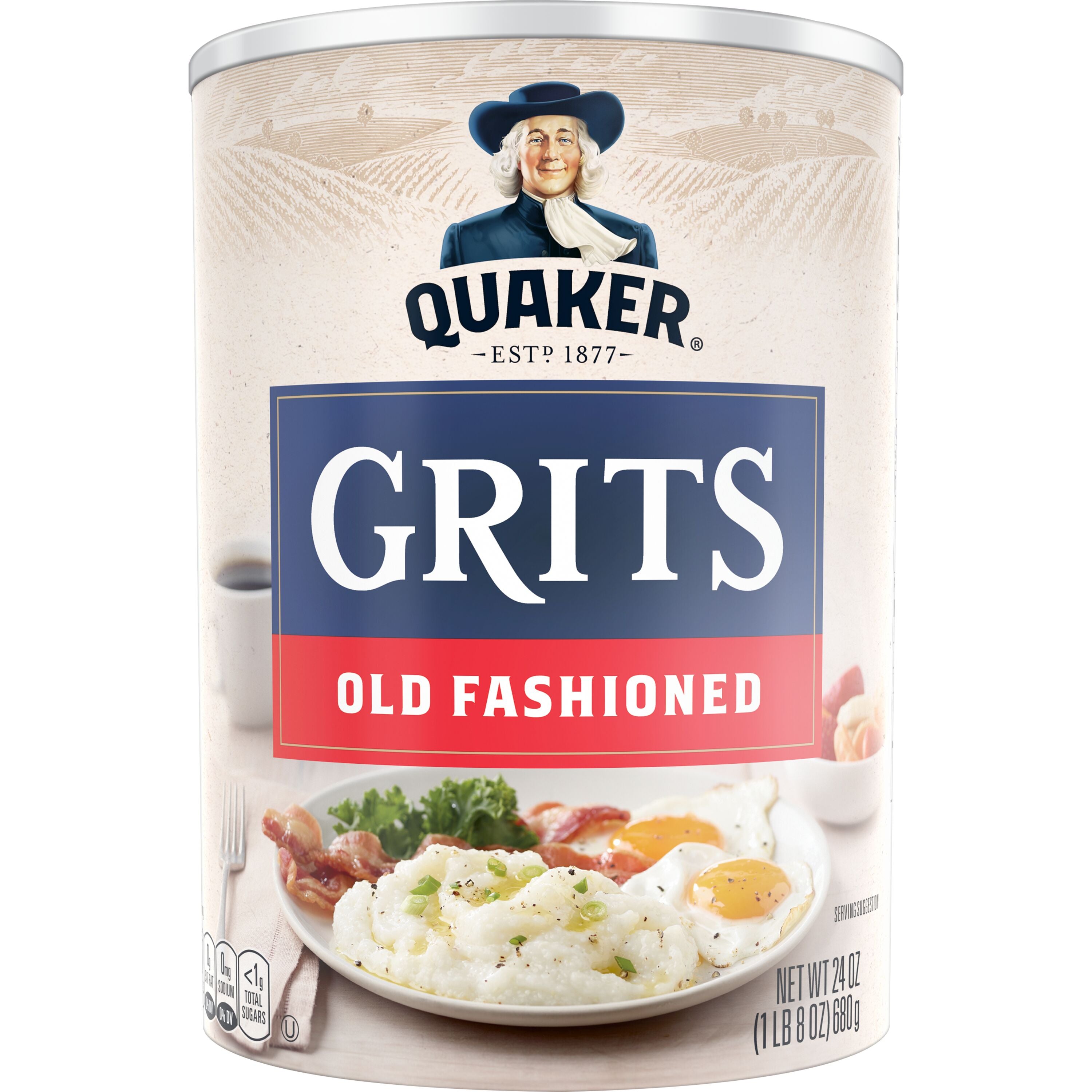 Quaker Cereal Instant Grits Tub 12ct 24oz