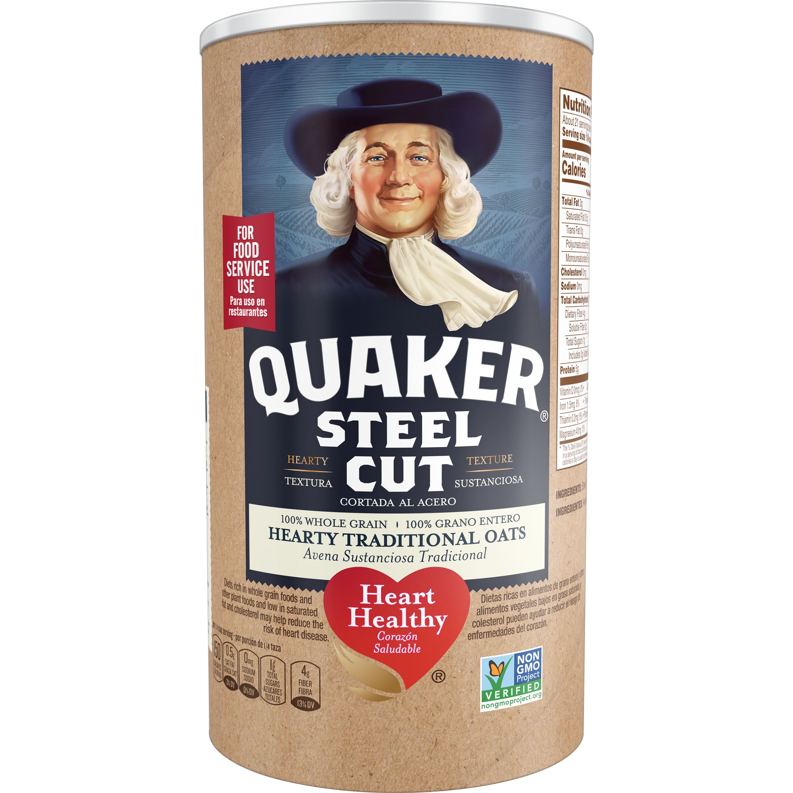 Quaker Steel Cut Oats 12ct 30oz