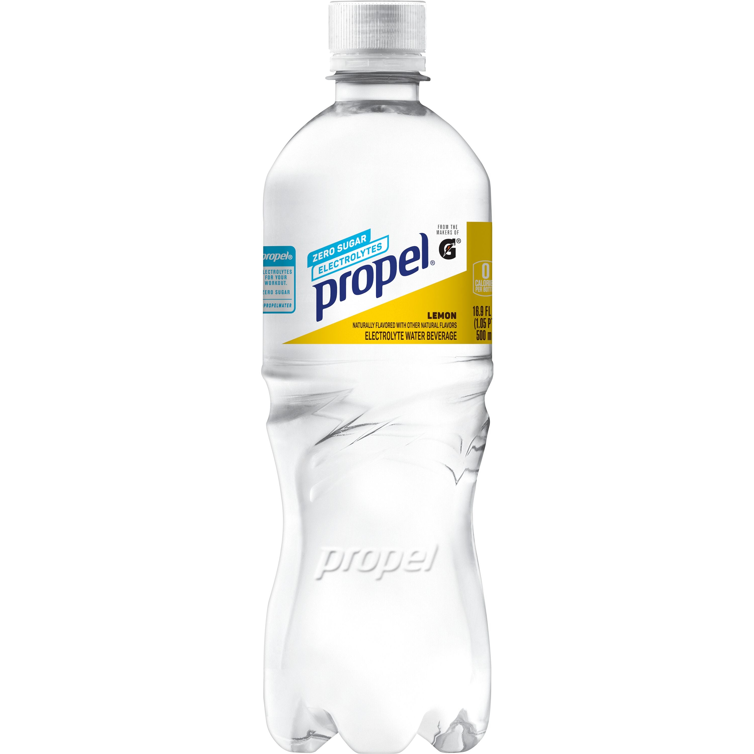 Quaker Propel 500ML Fitness Water Lemon 24ct 16.9oz