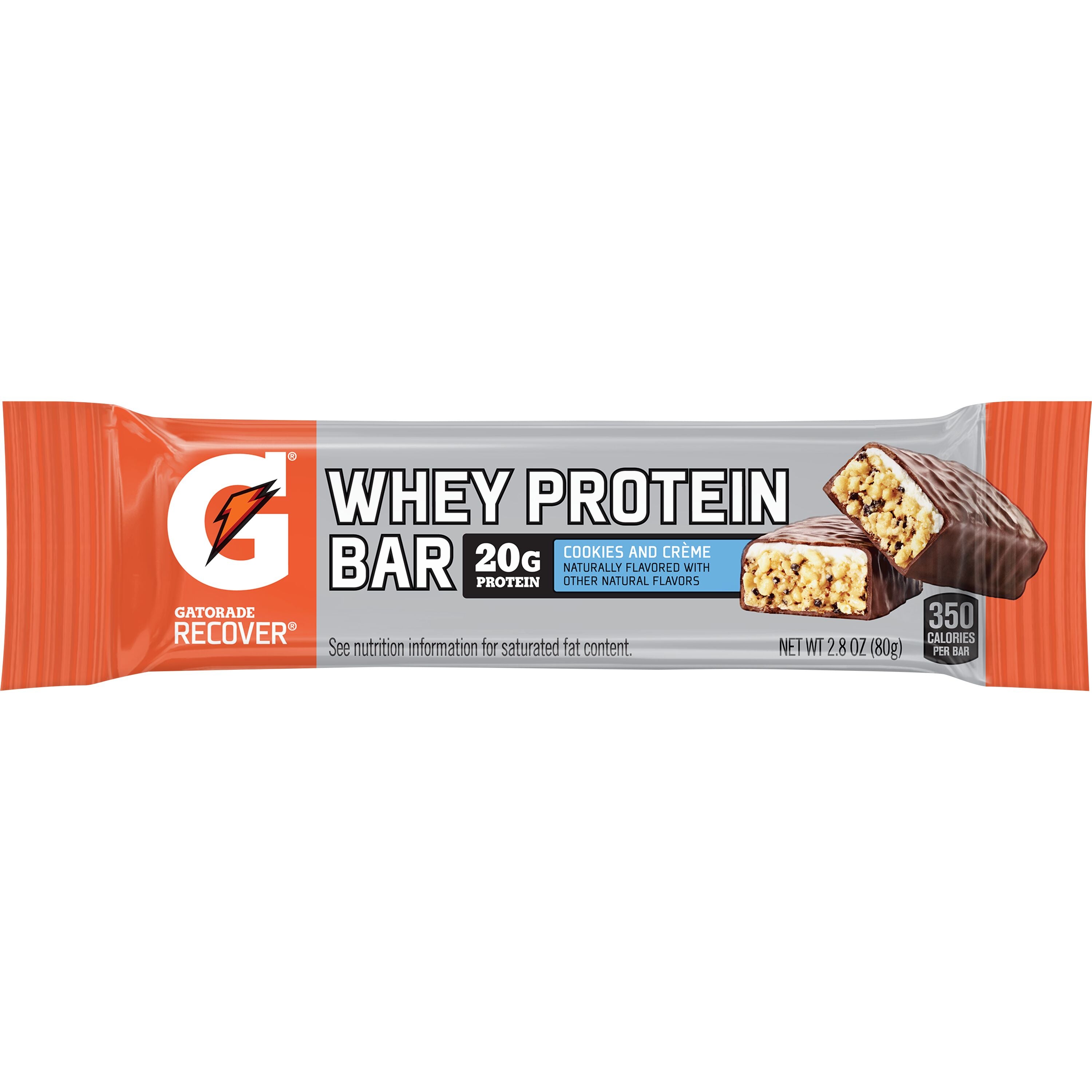 Gatorade Recovery Protein Bar Cookies & Creme  2.82oz 1/12ct