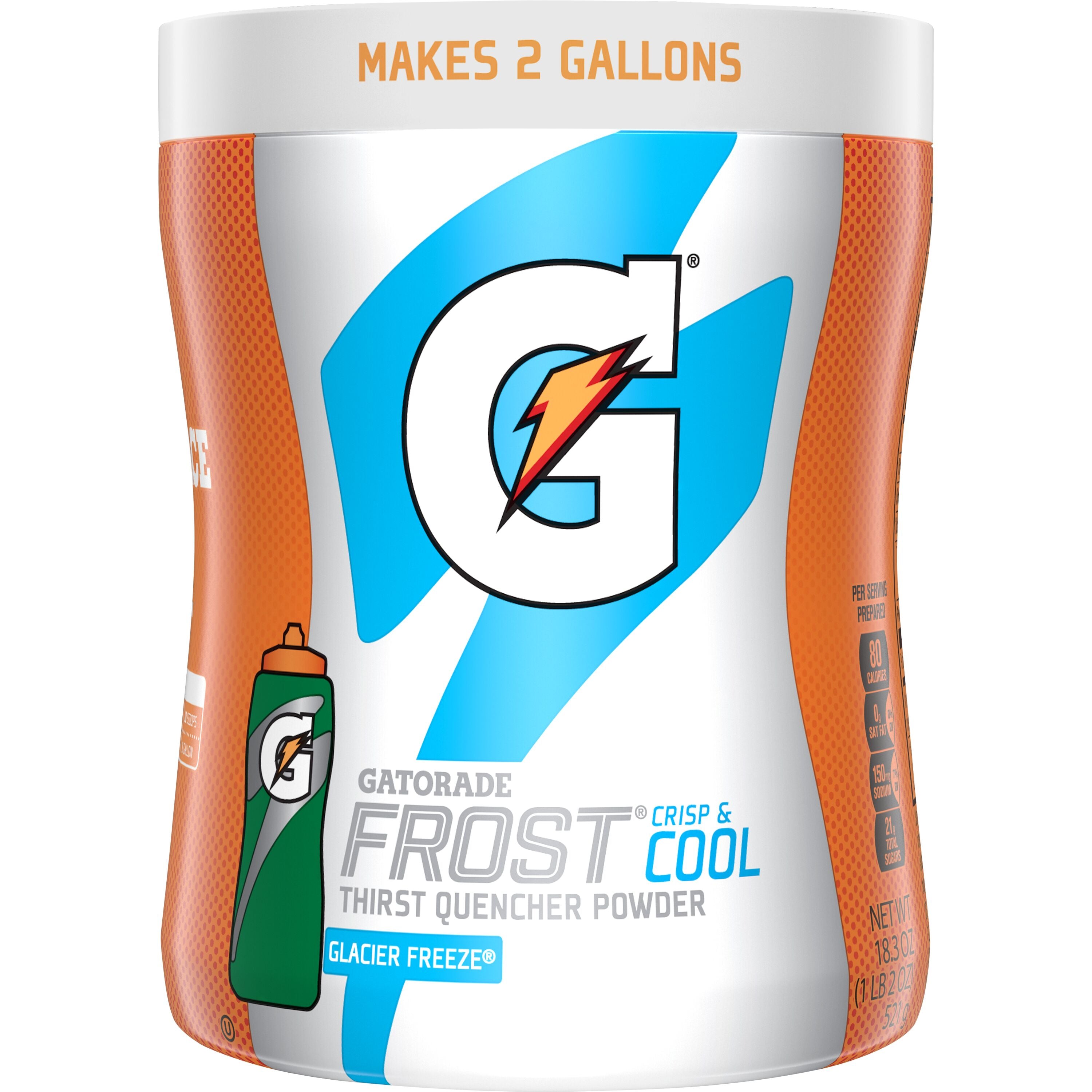 Gatorade Powder Mix Glacier Freeze 18.4oz 1/12ct