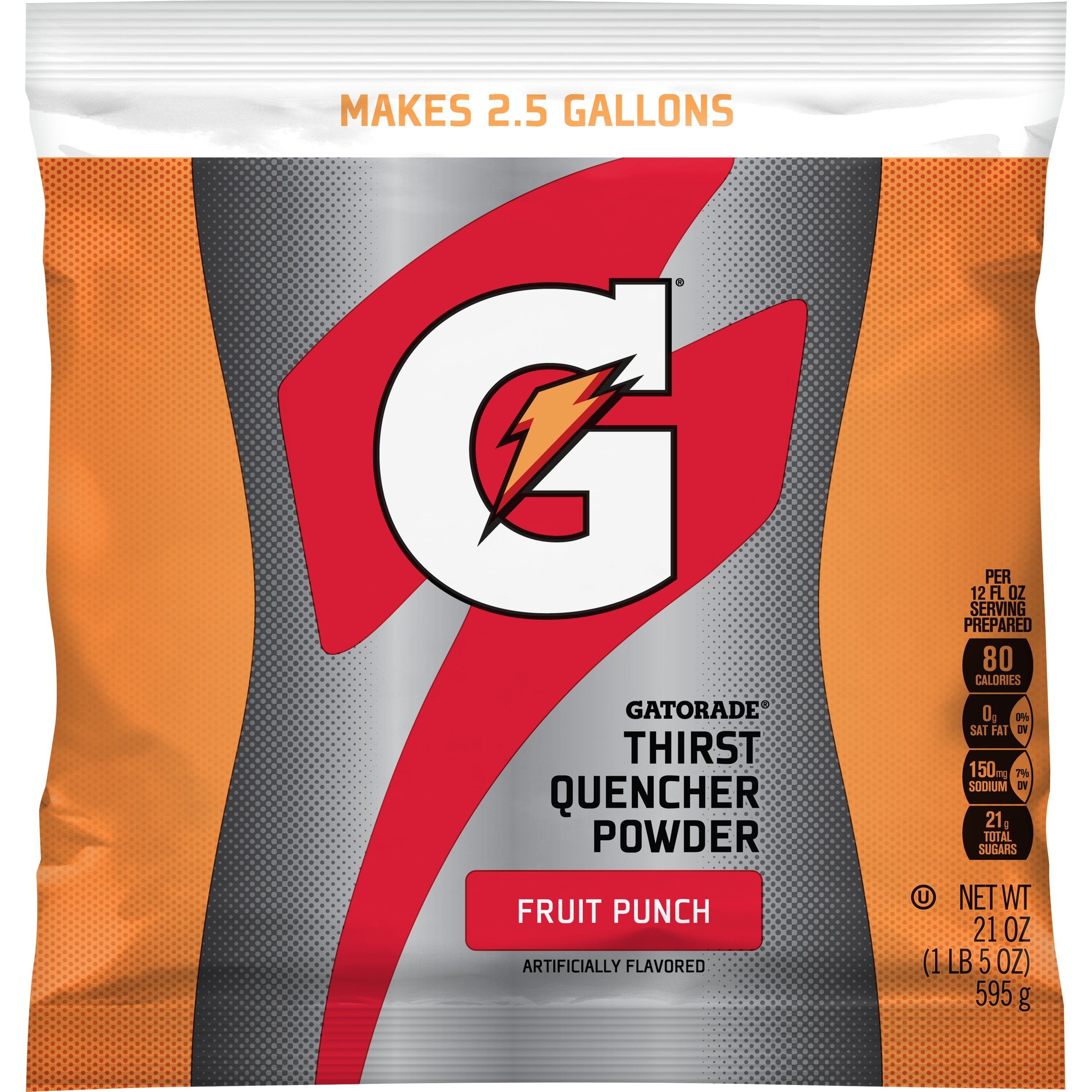 Quaker Gatorade Fruit Punch Powder Mix 32ct 21oz