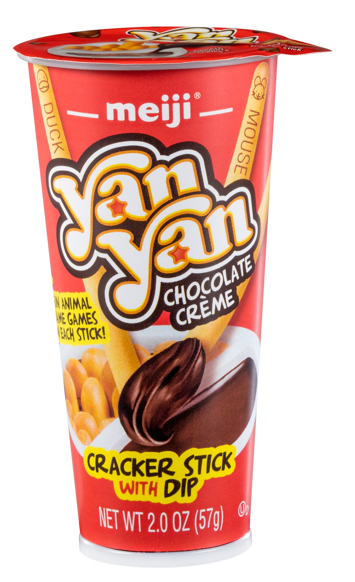 Meiji Yan Yan Chocolate Creme 2oz 8/10ct