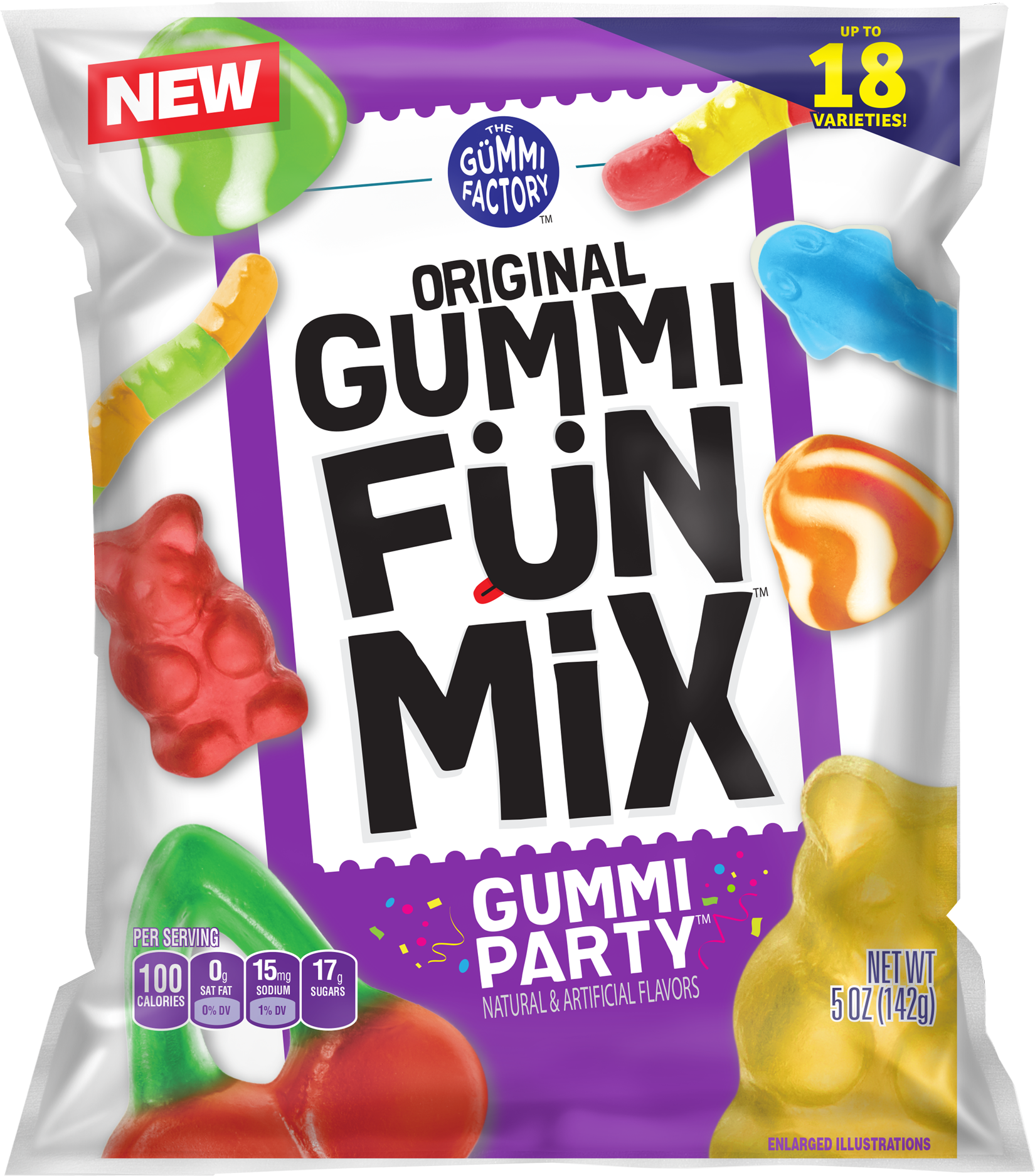 Promotion In Motion Peg Gummi Fun Mix Gummi Party 12ct 5oz