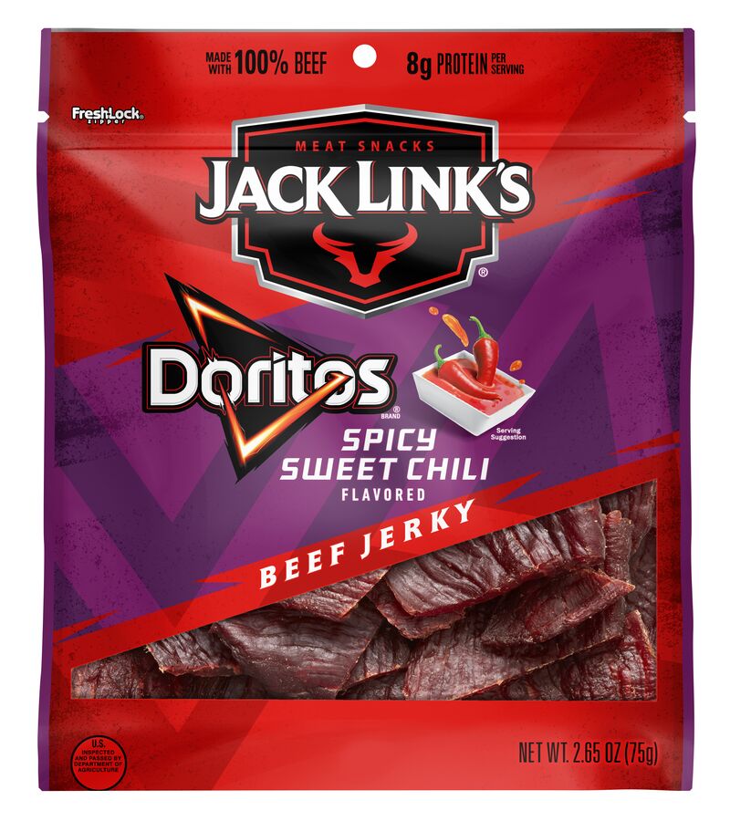 Frito Jack Links Jerky Doritos Spicy Swt Chili 2.65oz 1/12ct