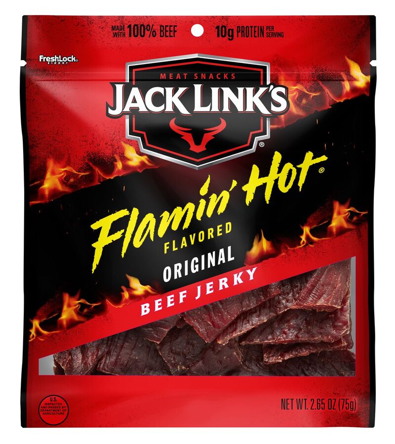 Frito Jack Links Jerky Bag Flamin Hot Original 2.65oz 1/12ct