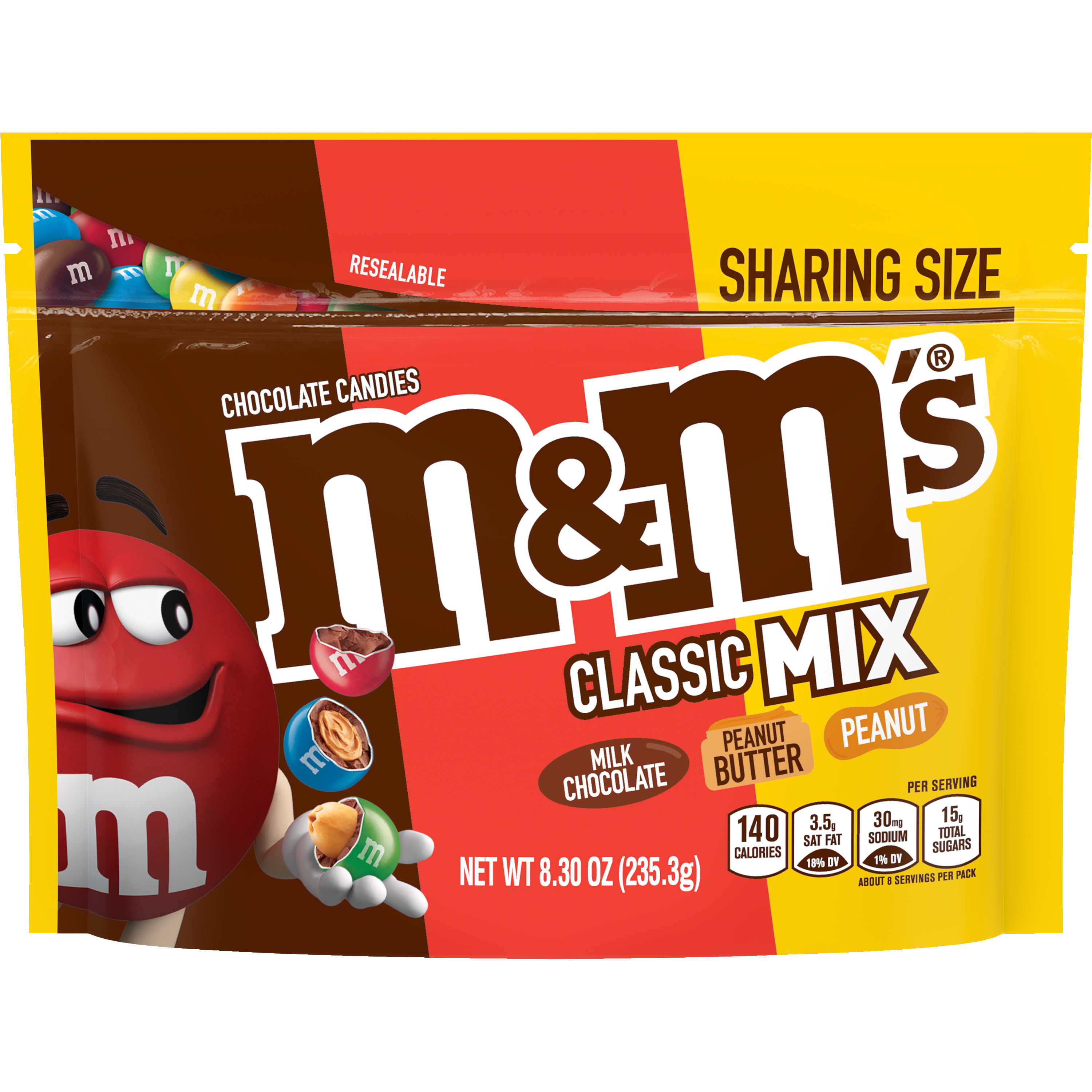 M&M's Classic Mix SUP 8.3oz 1/8ct