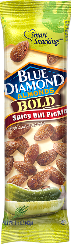 Blue Diamond Tubes Bold Spicy Dill Pickle 1.5oz 12/12ct