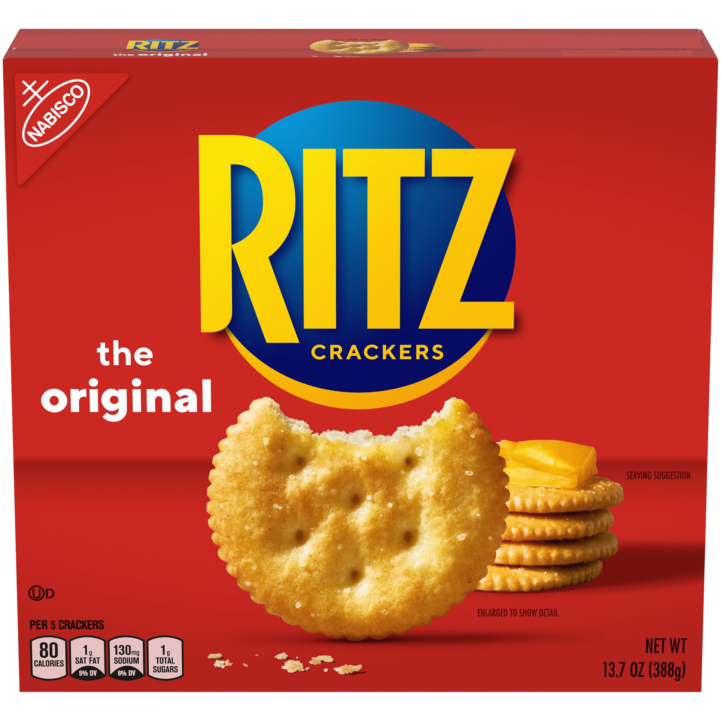 Mondelez Grocery Pak Ritz Crackers Original 12ct 13.7oz