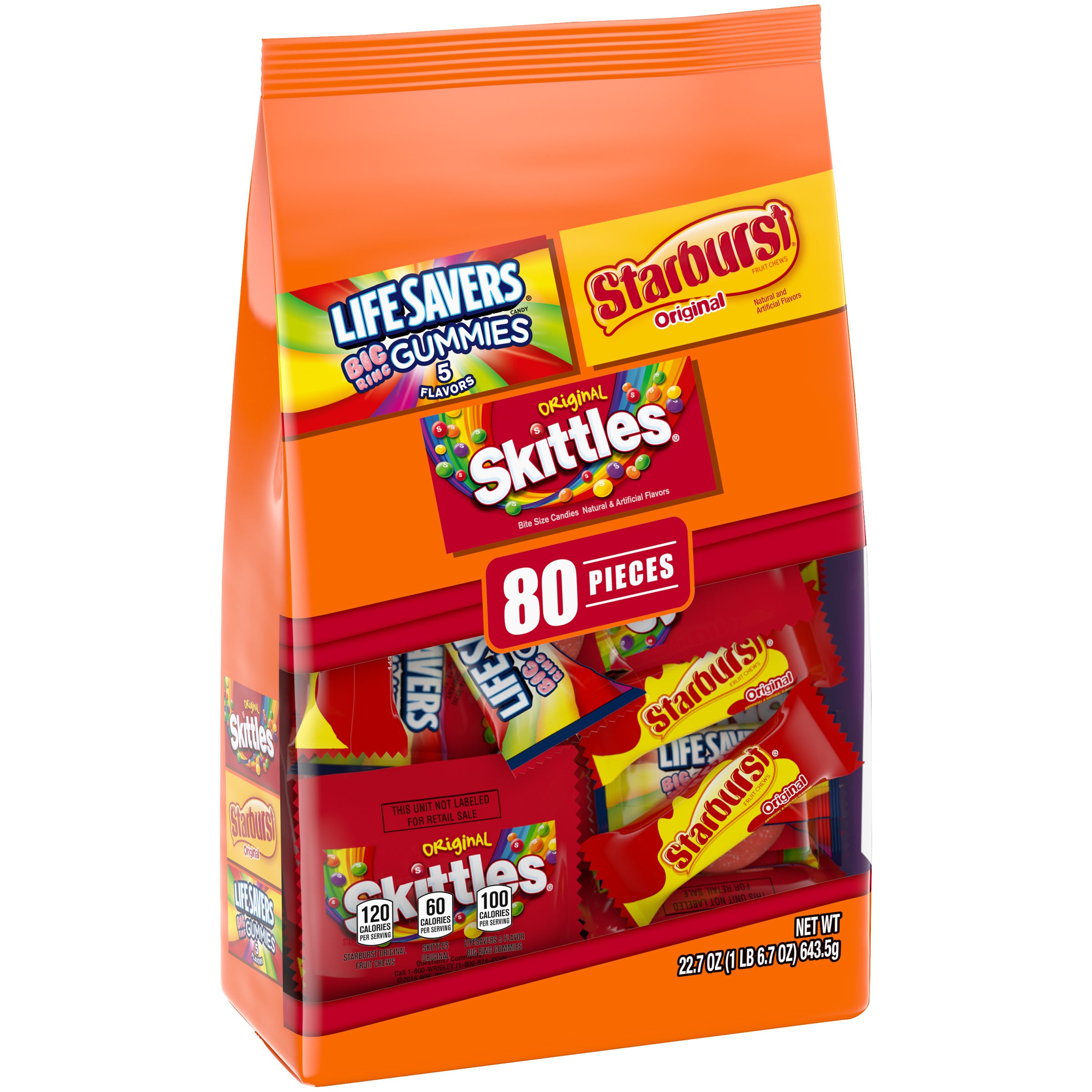 Wrigley Fun Size Family Favorites 80 ct SUB 6/80ct